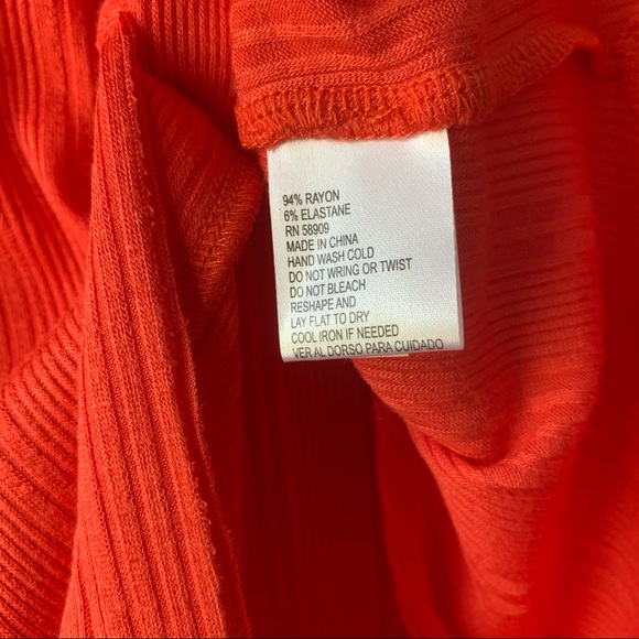 Gianni Bini Long Sleeve Button Down Ribbed Blouse - Picture 6 of 6